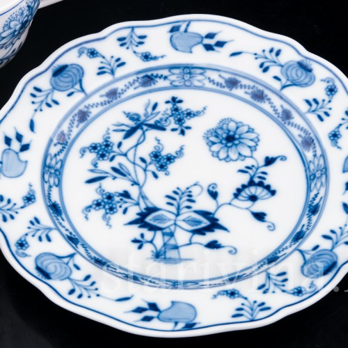 Чайное трио, Луковичный узор, Meissen, Германия