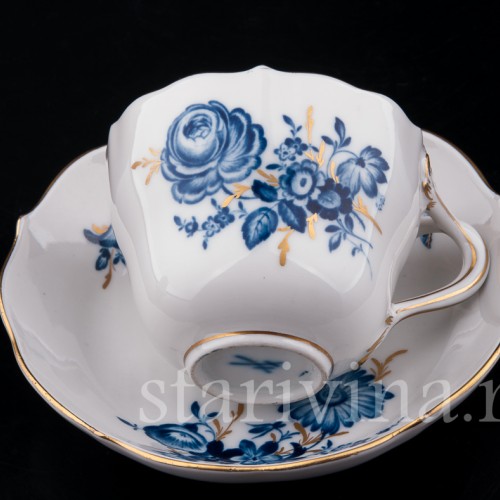 Фарфоровая Кофейная пара, Meissen, Германия, вт. пол. 20 в.