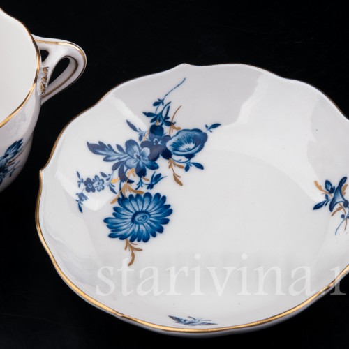 Фарфоровая Кофейная пара, Meissen, Германия, вт. пол. 20 в.