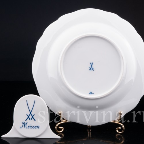 Пирожковая тарелка, Луковичный узор, Meissen, Германия