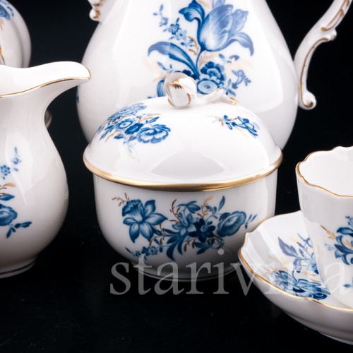 Кофейный сервиз, 6 персон, Meissen, Германия, вт. пол. 20 в
