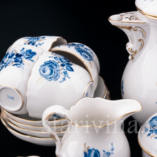 Кофейный сервиз, 6 персон, Meissen, Германия, вт. пол. 20 в