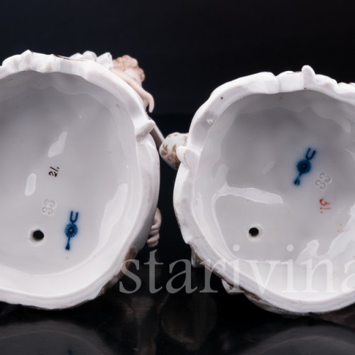 Фарфорвая статуэтка Романтическая пара, Volkstedt, Германия, кон. 19 в.