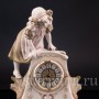 Фарфоровые часы Девочка, Royal Dux, Чехия, нач. 20 в