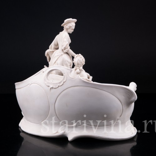 Пасторальная пара, рокальная ваза, Karl Ens, Германия, 1900 гг