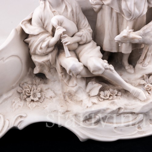 Пасторальная пара, рокальная ваза, Karl Ens, Германия, 1900 гг