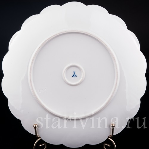 Фарфоровая Тарелка, Meissen, Германия, кон. 19 - нач. 20 вв.