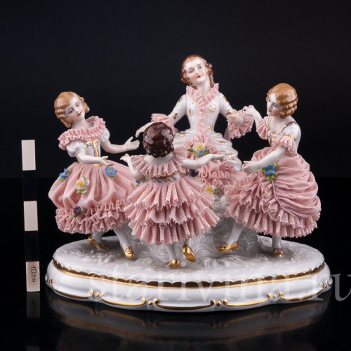 Хоровод, кружевная, Muller & Co, Германия, нач. 20 в