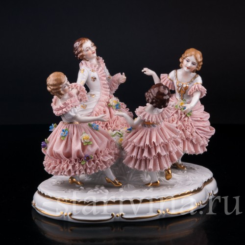 Хоровод, кружевная, Muller & Co, Германия, нач. 20 в