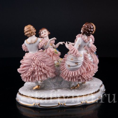 Хоровод, кружевная, Muller & Co, Германия, нач. 20 в