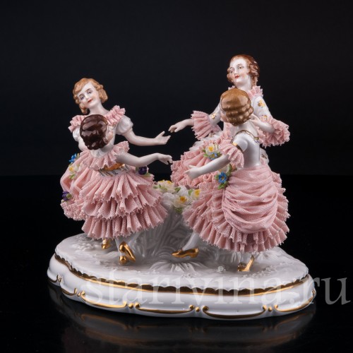 Хоровод, кружевная, Muller & Co, Германия, нач. 20 в