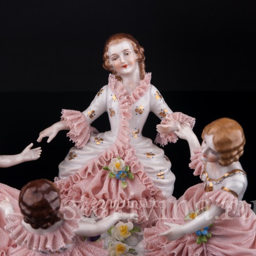 Хоровод, кружевная, Muller & Co, Германия, нач. 20 в