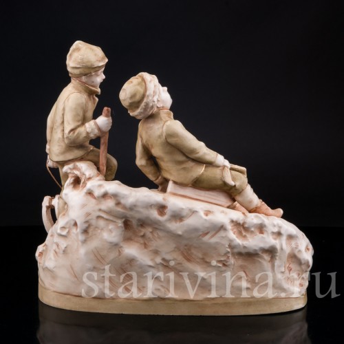 С горки, Royal Dux, Чехия, пер. пол. 20 в