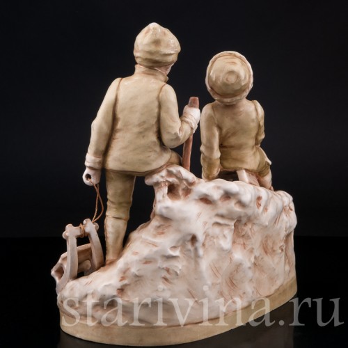 С горки, Royal Dux, Чехия, пер. пол. 20 в