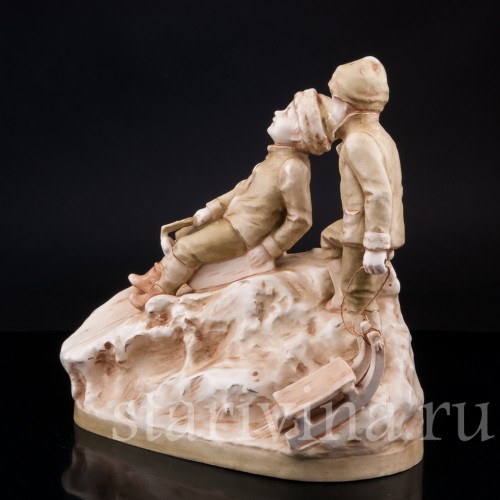 С горки, Royal Dux, Чехия, пер. пол. 20 в