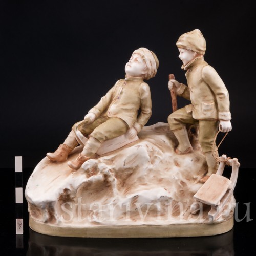 С горки, Royal Dux, Чехия, пер. пол. 20 в