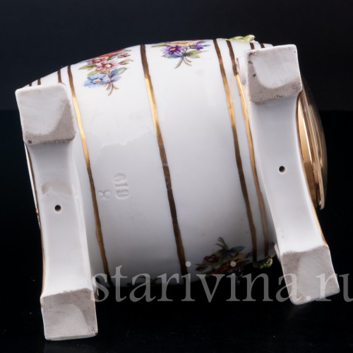 Фарфоровые часы Бахус, Германия