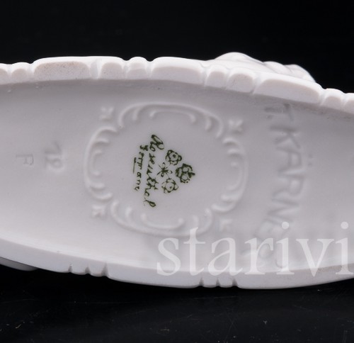 Фигурка из фарфора Лежащий олененок, Rosenthal, Германия, 1940 год.