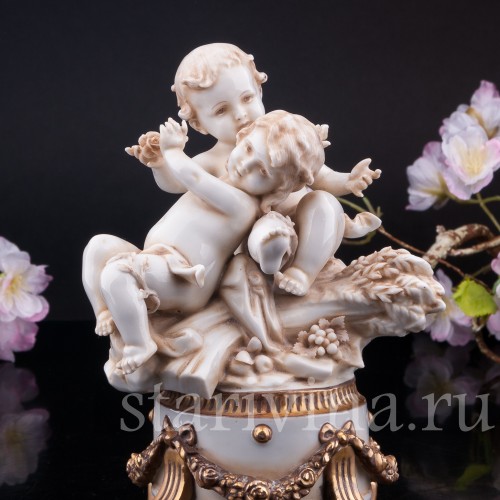 Аллегория Лета, два путти, E. A. Muller, Германия, 1890-1927 гг