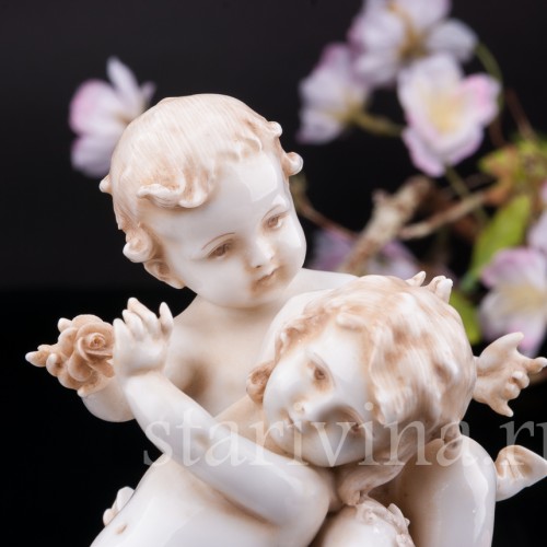 Аллегория Лета, два путти, E. A. Muller, Германия, 1890-1927 гг