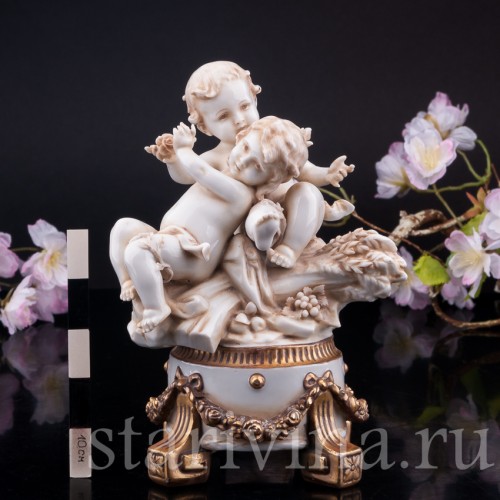 Аллегория Лета, два путти, E. A. Muller, Германия, 1890-1927 гг