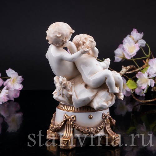 Аллегория Лета, два путти, E. A. Muller, Германия, 1890-1927 гг