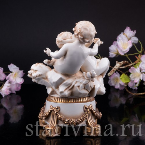 Аллегория Лета, два путти, E. A. Muller, Германия, 1890-1927 гг