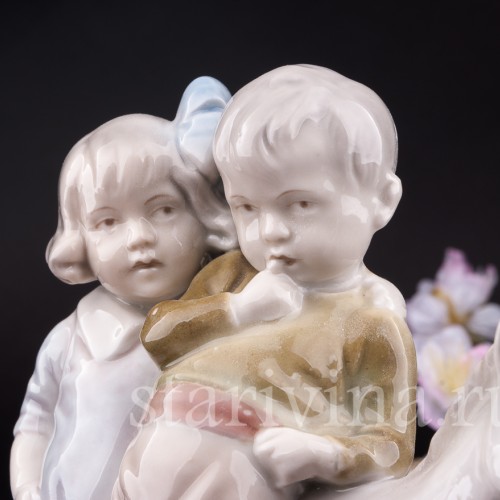 Дети с игрушечной лошадкой, Германия, нач. 20 в