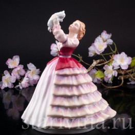 Статуэтка девушки из фарфора Сюзанна, Royal Doulton, Великобритания, 1981 г.