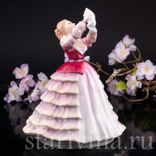 Статуэтка девушки из фарфора Сюзанна, Royal Doulton, Великобритания, 1981 г.