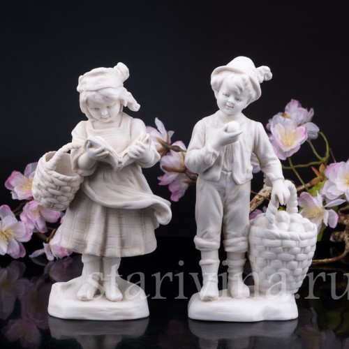 Дети с корзинами, Германия, нач. 20 в