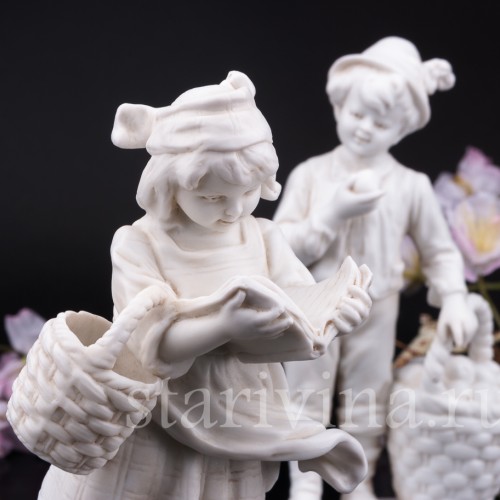 Дети с корзинами, Германия, нач. 20 в