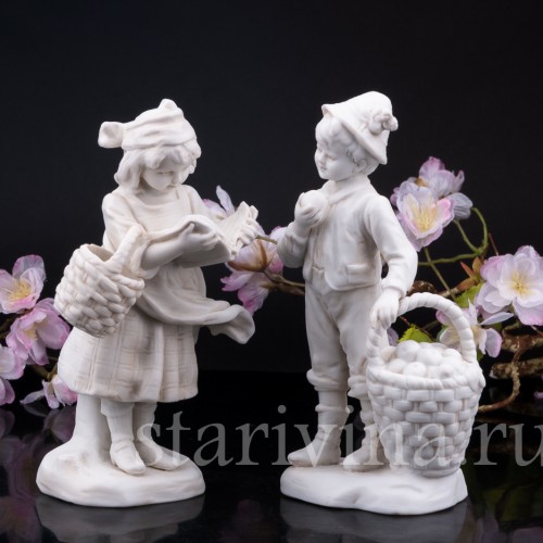 Дети с корзинами, Германия, нач. 20 в