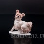 Фарфоровая статуэтка собаки Болонка, миниатюра, Rosenthal, Германия, 1919-22 гг.