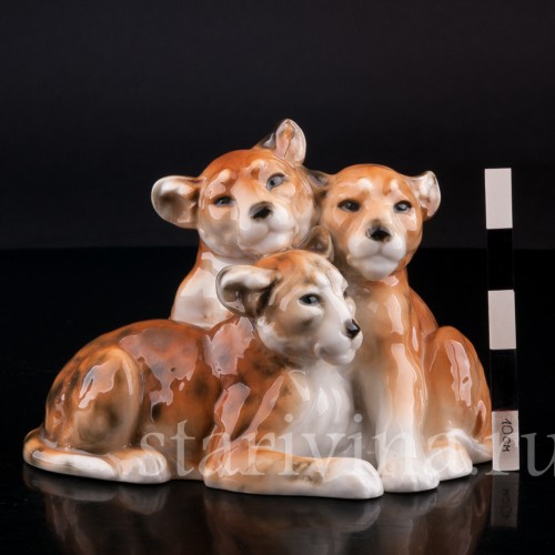 Фигурка из фарфора Львята, Karl Ens, Германия, нач. 20 в.
