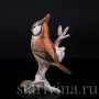 Фарфорвая статуэтка птицы Хохлатая синица, Karl Ens, Германия, вт. пол. 20 в.