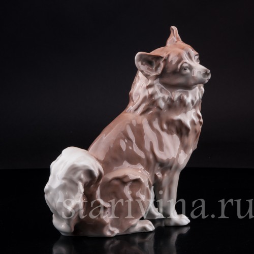 Фарфорвая статуэтка собаки Шпиц, Karl Ens, Германия, 1920-30 гг.
