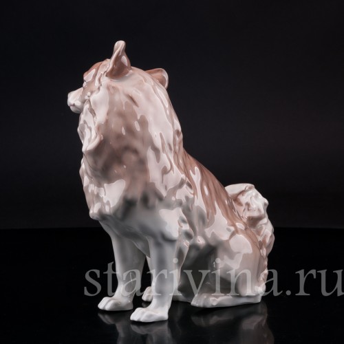 Фарфорвая статуэтка собаки Шпиц, Karl Ens, Германия, 1920-30 гг.