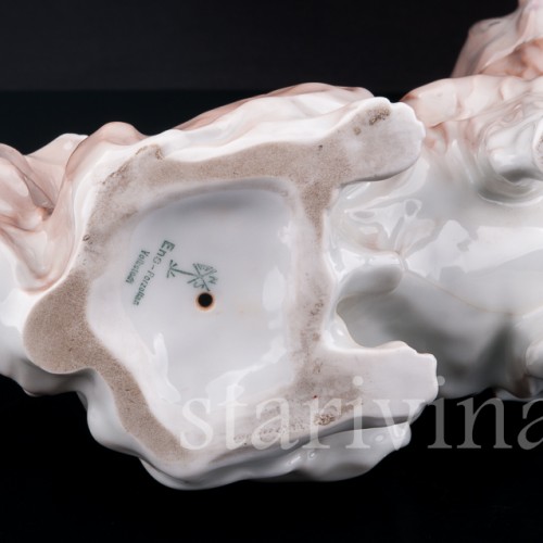 Фарфорвая статуэтка собаки Шпиц, Karl Ens, Германия, 1920-30 гг.