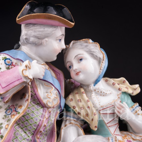 Фигурка из фарфора Сценка из французской жизни, Samson, Франция, 19 в.