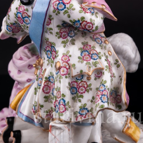 Фигурка из фарфора Сценка из французской жизни, Samson, Франция, 19 в.