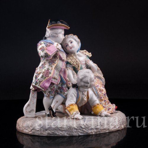Фигурка из фарфора Сценка из французской жизни, Samson, Франция, 19 в.
