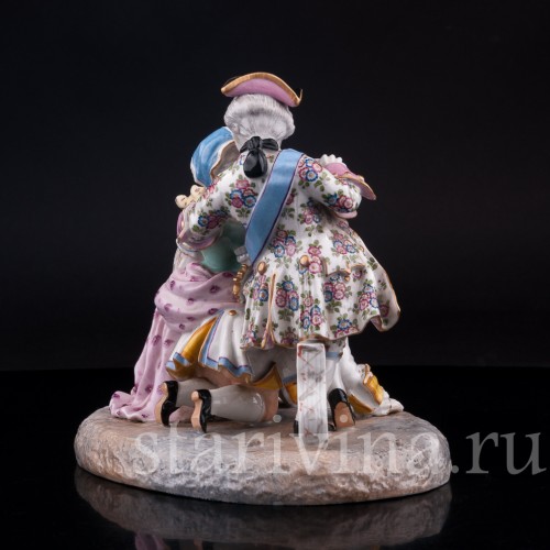 Фигурка из фарфора Сценка из французской жизни, Samson, Франция, 19 в.