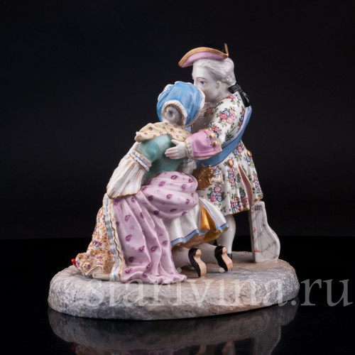 Фигурка из фарфора Сценка из французской жизни, Samson, Франция, 19 в.