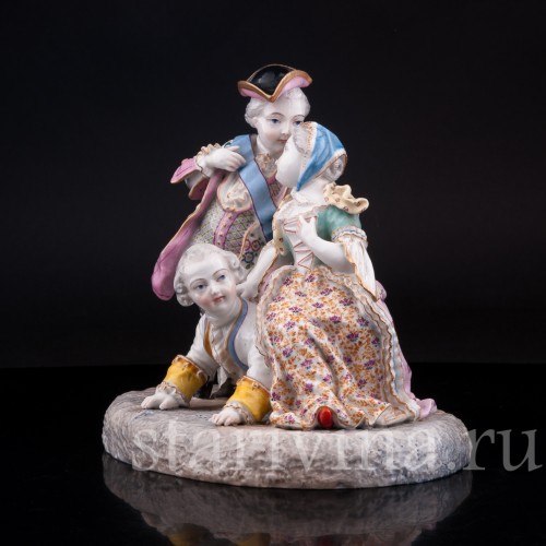 Фигурка из фарфора Сценка из французской жизни, Samson, Франция, 19 в.