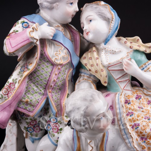 Фигурка из фарфора Сценка из французской жизни, Samson, Франция, 19 в.