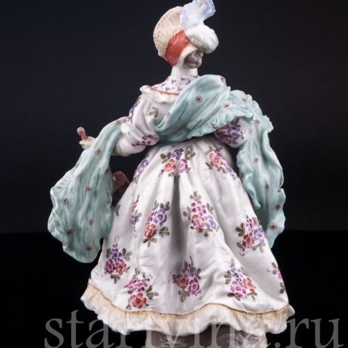 Дама с зонтом и муфтой, Dressel, Kister & Co, Германия, 1907-20 гг