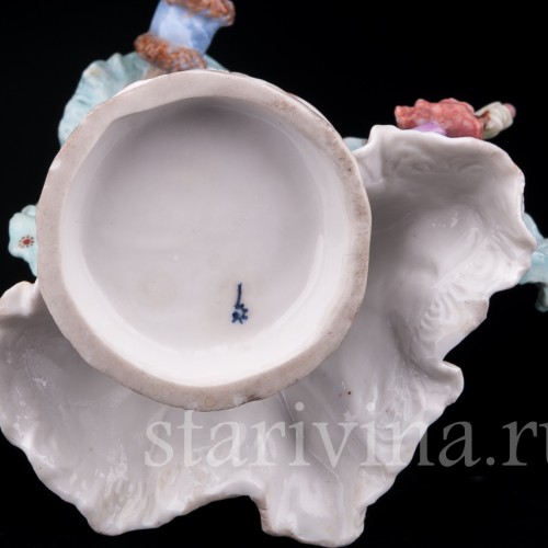 Дама с зонтом и муфтой, Dressel, Kister & Co, Германия, 1907-20 гг