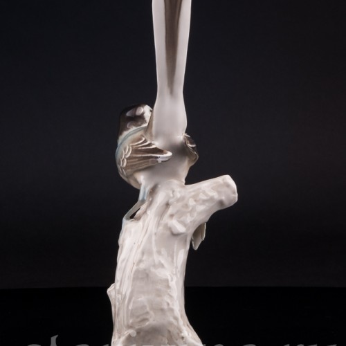 Статуэтка птицы из фарфора Трясогузка, Hutschenreuther, Германия, 1945-49 гг.