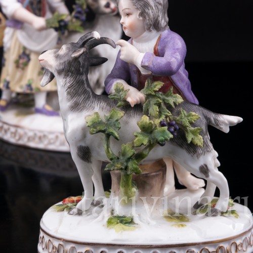 Девочка с козликом и мальчик с козочкой, Германия, 19 в